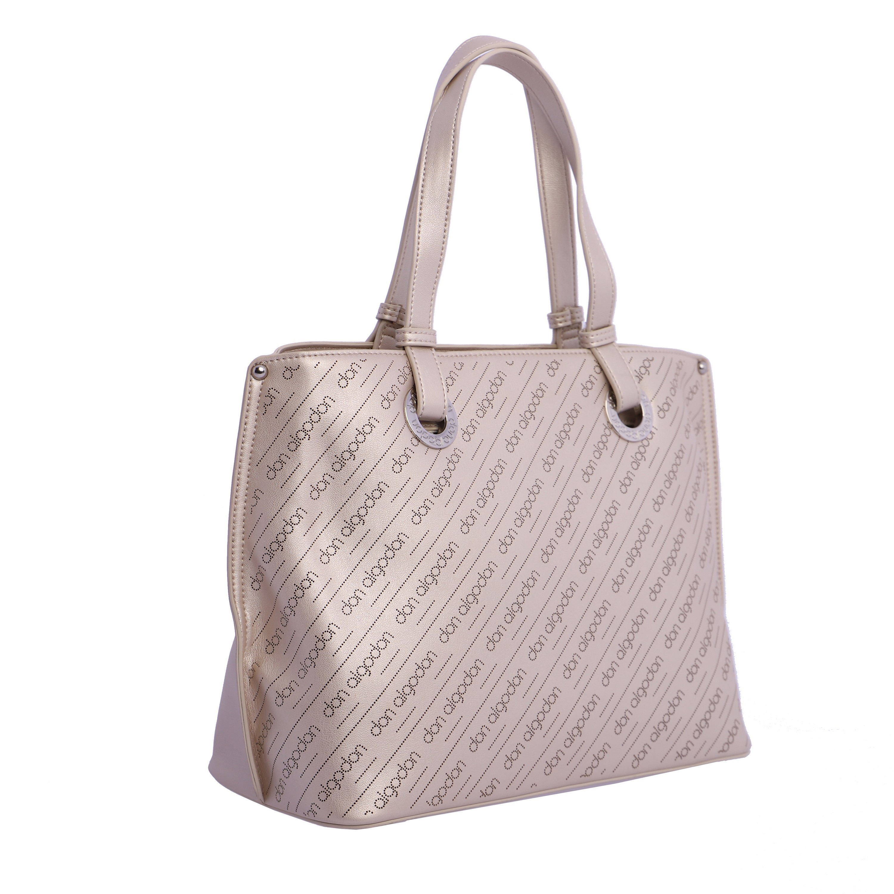 Bolso de mano para mujer Don Algodon Gene de piel sintética.