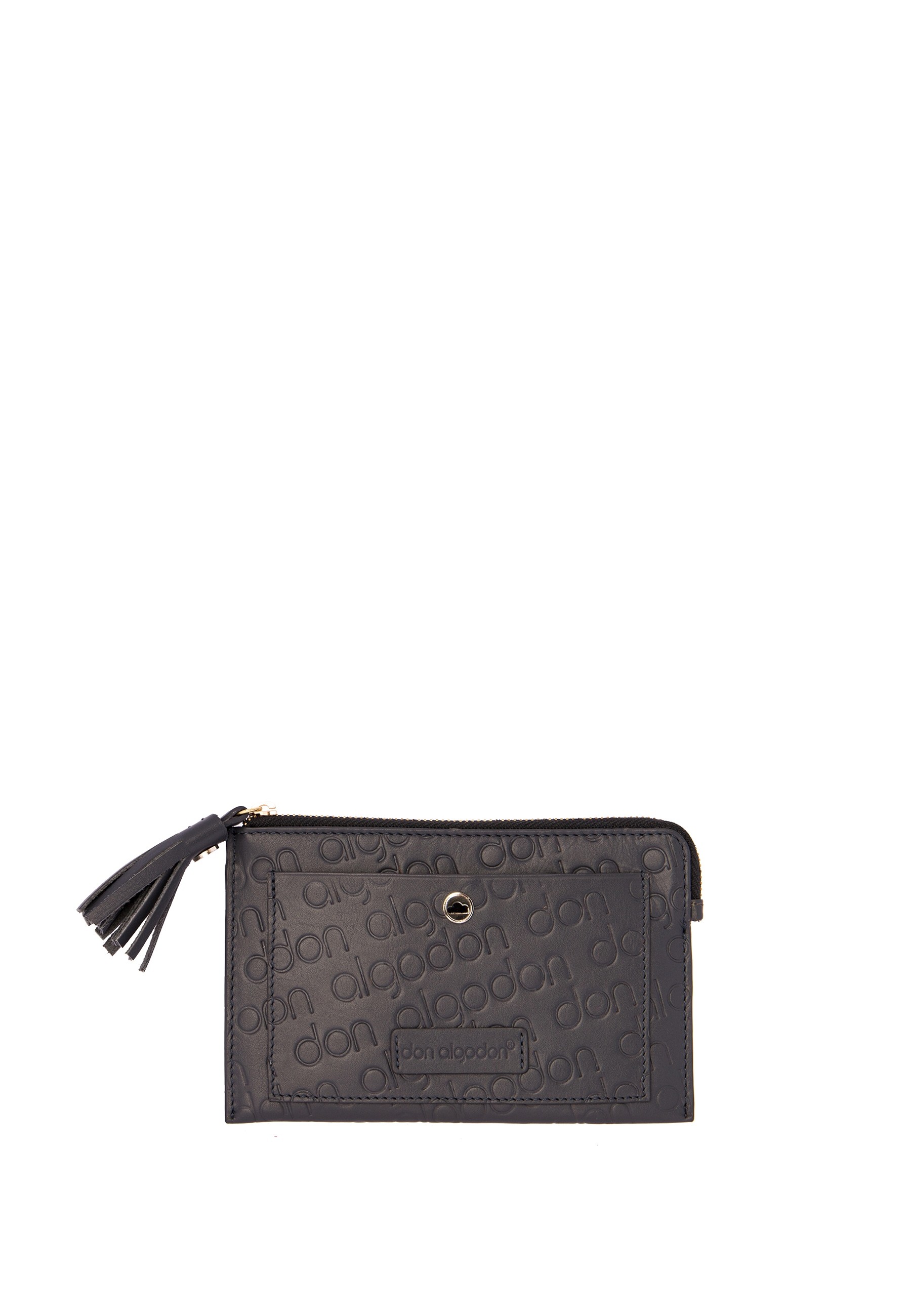 Monedero Don Algodon - Monedero Tarjetero Piel Orgánica Algodón con Compartimento para Tarjetas - Cartera monedero
