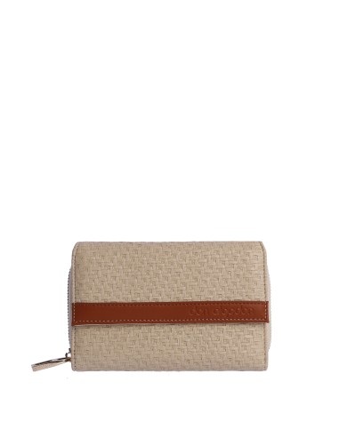 Cartera para mujer DON ALGODON Marcia con cremallera