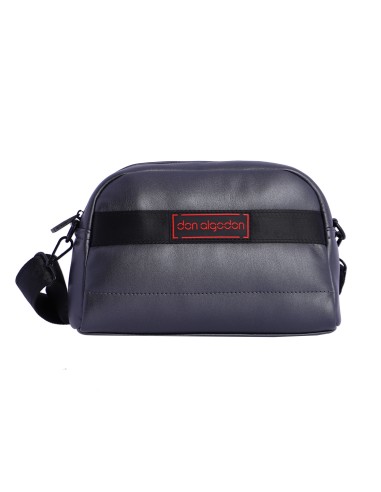 Bolso bandolera para mujer DON ALGODON Zénit negro textil con cremallera