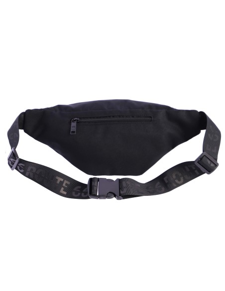 Riñonera para hombre ROUTE 66 Alex de nylon negro con cremallera