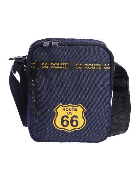 Bolso bandolera para hombre ROUTE 66 Hector de nylon con cremallera