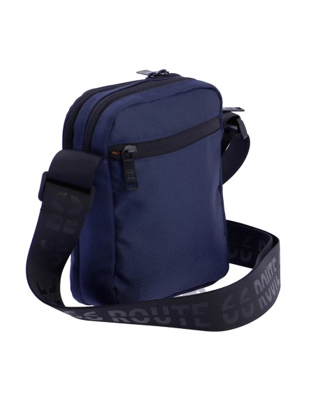 Bolso bandolera para hombre ROUTE 66 Hector de nylon con cremallera