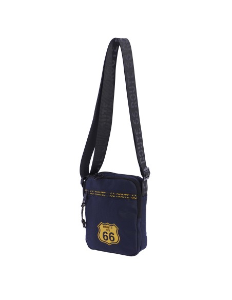 Bolso bandolera para hombre ROUTE 66 Hector de nylon con cremallera