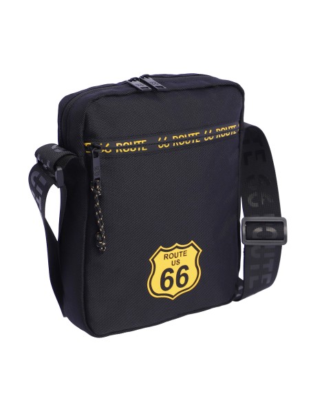 Bolso bandolera para hombre ROUTE 66 Joan de nylon con cremallera