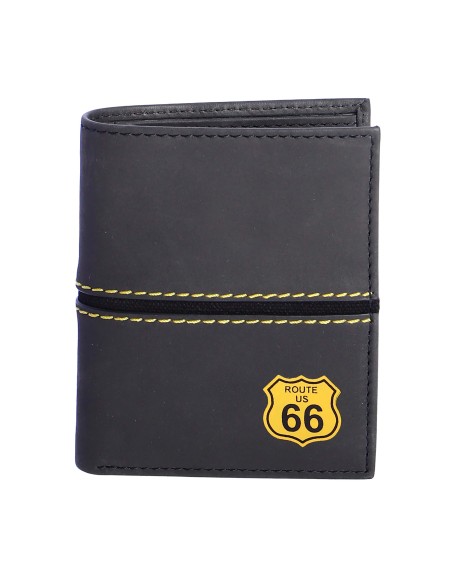 Cartera para hombre / adolescente ROUTE 66 Luis de piel con protección RFID