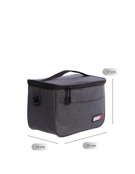 Bolsa térmica porta alimentos CORONEL TAPIOCCA Sidney de nylon con cremallera , Lunch Box Impermeable, Hermética e Isotérmica.