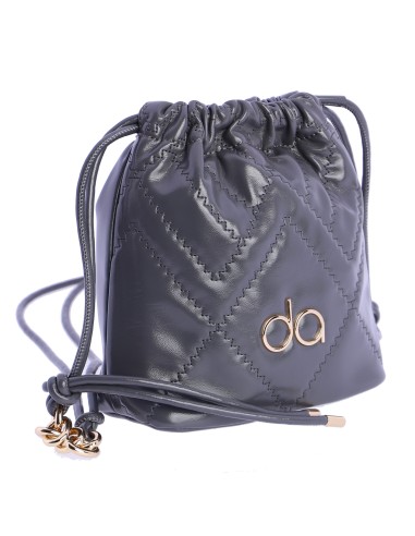Bolso bandolera limosnera con pespunte...