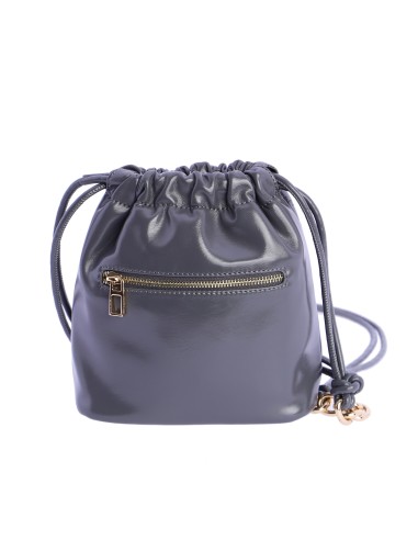 Bolso bandolera limosnera con pespunte...