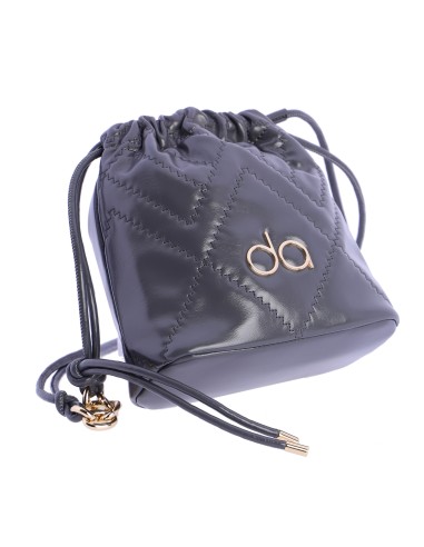 Bolso bandolera limosnera con pespunte...