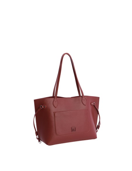 Bolso shopper para mujer DON ALGODON Danira de piel sintética con cremallera