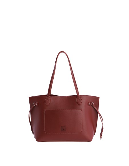 Bolso shopper para mujer DON ALGODON Danira de piel sintética con cremallera