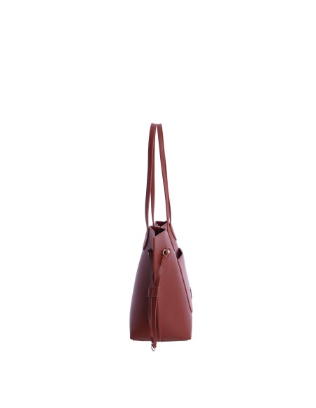 Bolso shopper para mujer DON ALGODON Danira de piel sintética con cremallera