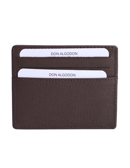 Tarjetero para hombre Marco de piel con protección RFID