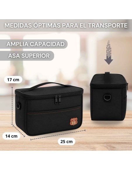 Bolsa térmica porta alimentos ROUTE 66