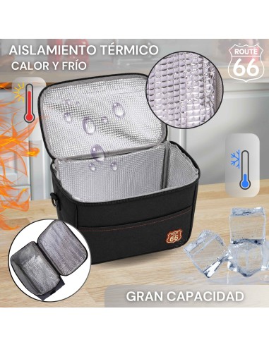 Bolsa térmica porta alimentos ROUTE 66