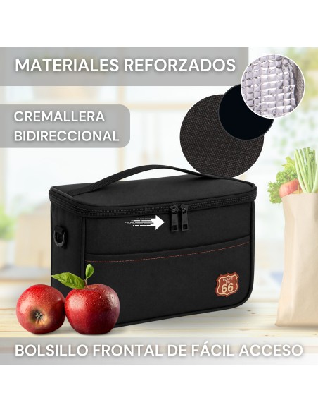 Bolsa térmica porta alimentos ROUTE 66