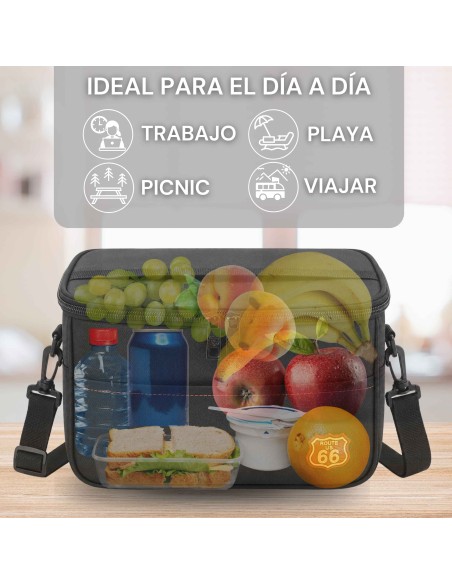 Bolsa térmica porta alimentos ROUTE 66