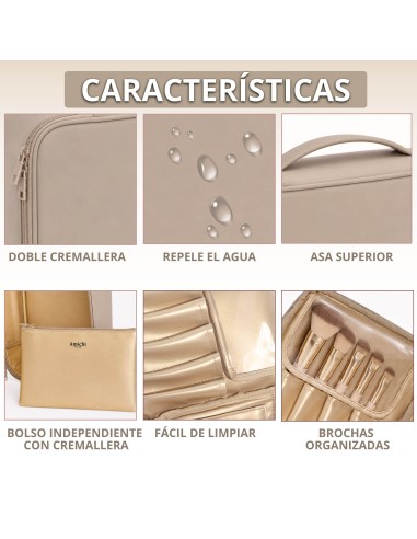 Neceser organizador de maquillaje AMICHI