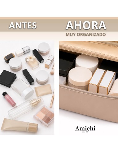 Neceser organizador de maquillaje AMICHI