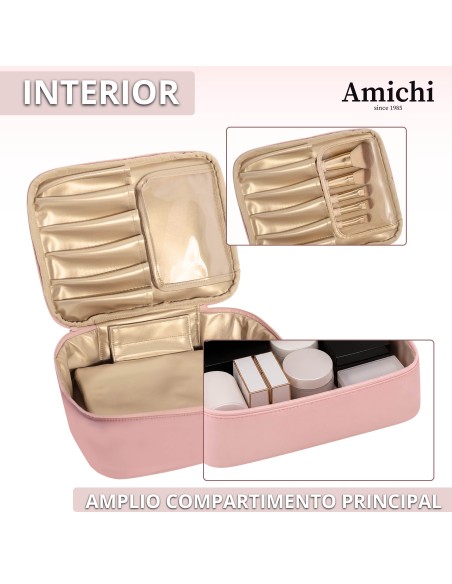 Neceser organizador de maquillaje AMICHI