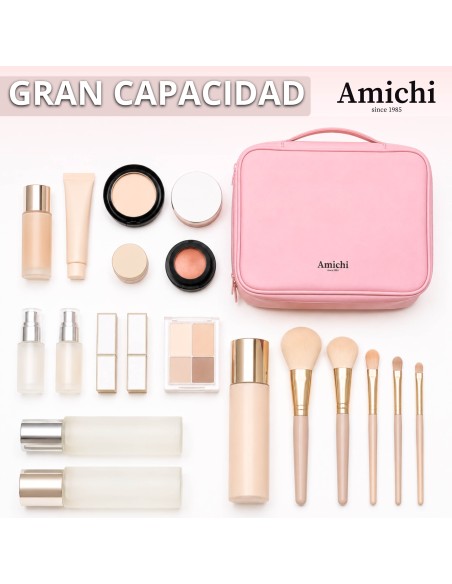 Neceser organizador de maquillaje AMICHI